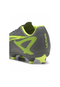 Puma - Buty piłkarskie ULTRA 5 PLAY FG/AG PUMA Matte Aged Silver Yellow Alert Blue Gray. Kolor: żółty, wielokolorowy, niebieski, szary. Sport: piłka nożna