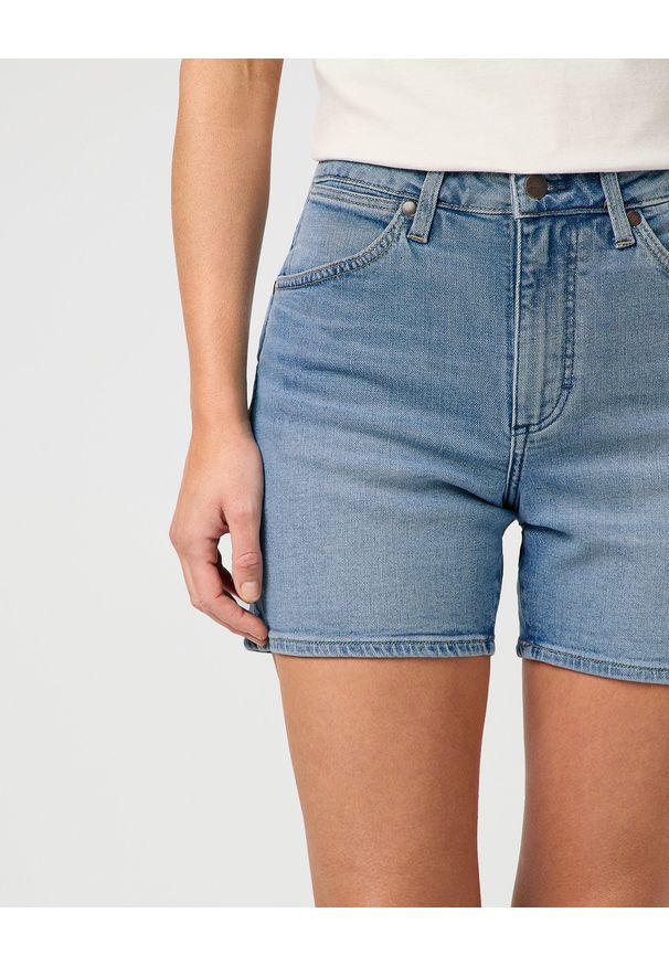 Wrangler - DAMSKIE SPODENKI WRANGLER COWBOY SHORT 5 INCH BROKEN IN 112362838