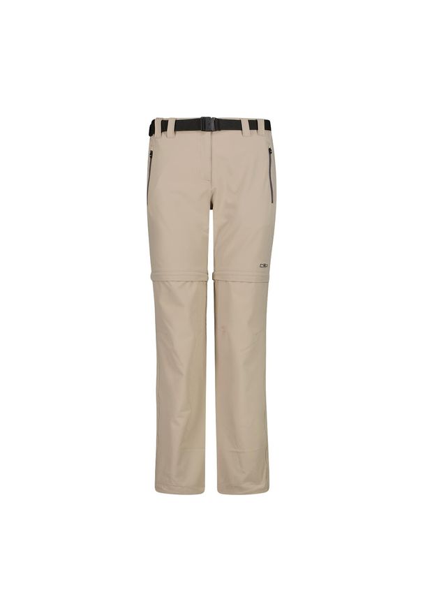 Spodnie damskie turystyczne CMP 3T51446. Kolor: beżowy. Sezon: lato. Sport: turystyka piesza