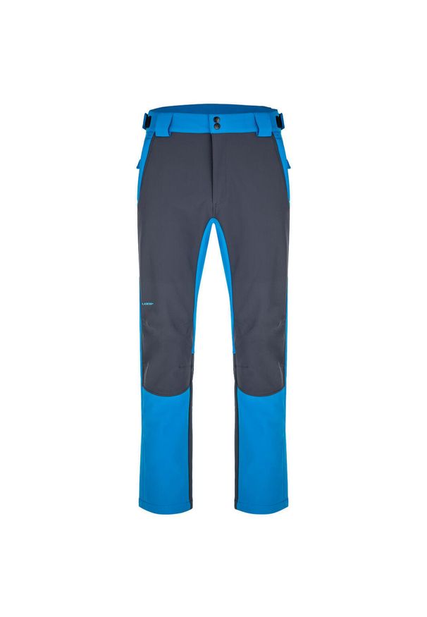 HSN - Męskie Spodnie Softshell Laep Lupic Szare - Wodoszczelne i Elastyczne. Kolor: szary. Materiał: softshell. Sport: turystyka piesza