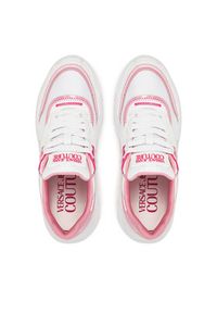 Versace Jeans Couture Sneakersy 78VA3SC4 Biały. Kolor: biały. Materiał: skóra #4