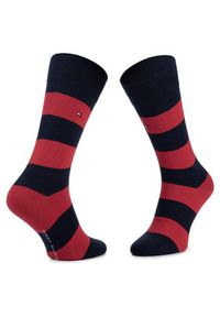 TOMMY HILFIGER - Tommy Hilfiger Skarpety długie 342021001 Granatowy. Kolor: niebieski. Materiał: materiał