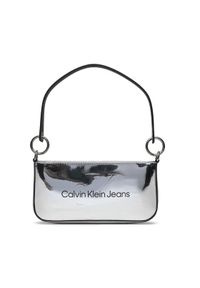 Calvin Klein Jeans Torebka Sculpted Shoulder Pouch25 Mono S K60K611857 Srebrny. Kolor: srebrny. Materiał: skórzane #1