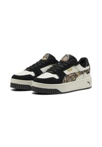 Puma - Damskie sneakersy Carina Street Snake Chic PUMA Vapor Gray Black Gold. Kolor: żółty, wielokolorowy, czarny, szary. Sport: koszykówka