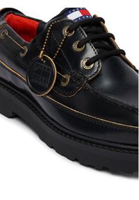 Tommy Jeans Półbuty Archive '01 Boat Shoe Lthr EM0EM01705 Czarny. Kolor: czarny. Materiał: skóra #3