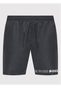 BOSS - Boss Szorty kąpielowe Dolphin 50469590 Czarny Regular Fit. Kolor: czarny. Materiał: syntetyk #4