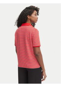 TOMMY HILFIGER - Tommy Hilfiger Polo WW0WW48720 Czerwony Relaxed Fit. Typ kołnierza: polo. Kolor: czerwony. Materiał: bawełna #2