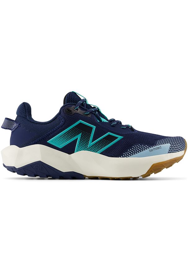 Buty damskie New Balance DynaSoft Nitrel v6 WTNTRLN6 – granatowe. Kolor: niebieski. Materiał: syntetyk, materiał. Szerokość cholewki: normalna. Sport: bieganie, fitness