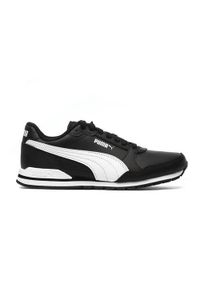 Buty do chodzenia damskie Puma ST Runner V3 L JR. Okazja: na co dzień. Zapięcie: sznurówki. Kolor: czarny, biały, wielokolorowy. Materiał: guma, syntetyk, tkanina, materiał. Szerokość cholewki: normalna. Sport: turystyka piesza