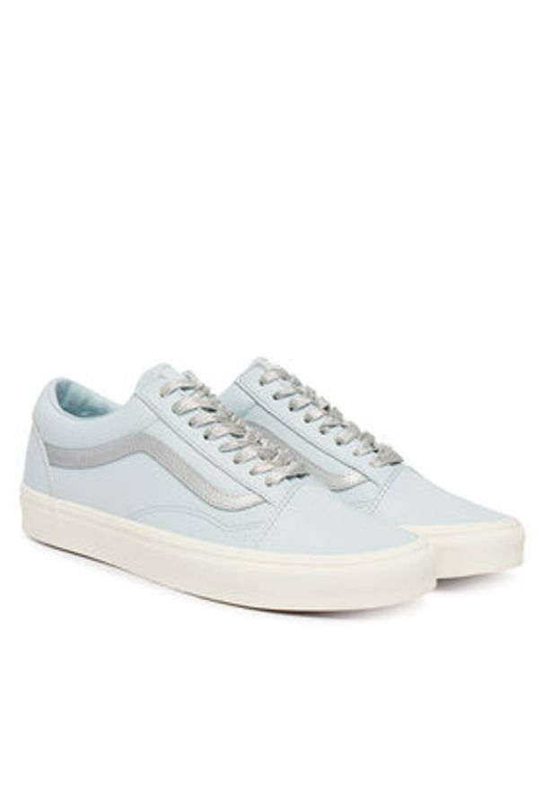 Vans Tenisówki Old Skool VN000D6WYP21 Błękitny. Kolor: niebieski. Materiał: skóra, zamsz