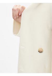 MAX&Co. Płaszcz wełniany Riccardo Biały Regular Fit. Kolor: biały. Materiał: wełna
