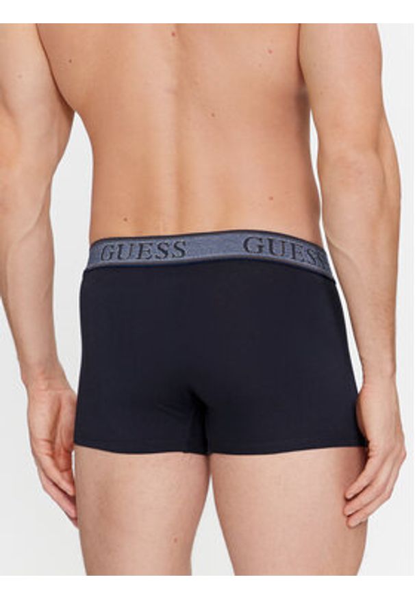 Guess Komplet 3 par bokserek Joe U4RG33 K6YW0 Granatowy. Kolor: niebieski. Materiał: bawełna