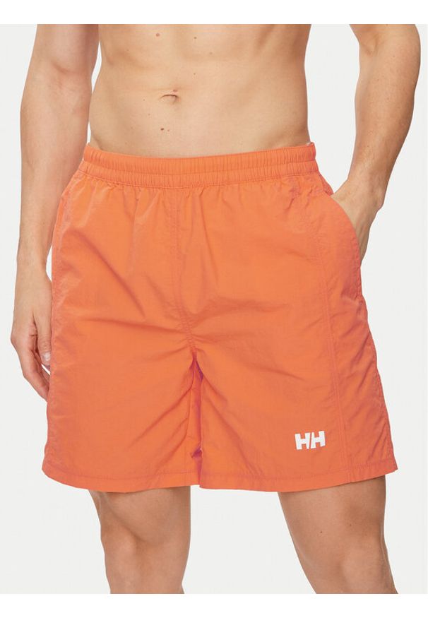 Helly Hansen Szorty kąpielowe Calshot Trunk 55693 Pomarańczowy Regular Fit. Kolor: pomarańczowy. Materiał: syntetyk