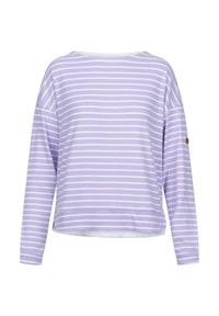TRESPASS - Top Damski / Damski Soothing Striped Marl Top. Kolor: fioletowy, wielokolorowy, różowy