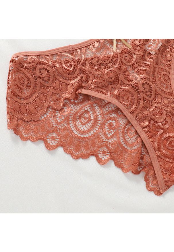 Intica - Figi z koronki na romantyczne okazje Roni. Kolor: niebieski. Materiał: koronka. Wzór: koronka