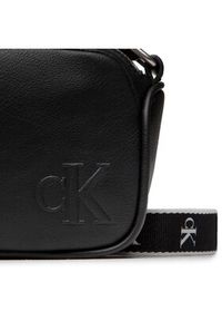 Calvin Klein Jeans Torebka Ultralight Ew Dbl Camera Bag20 K60K610079 Czarny. Kolor: czarny. Materiał: skórzane #3