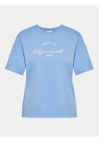 Sprandi T-Shirt SP3-TSD013 Niebieski Relaxed Fit. Kolor: niebieski. Materiał: bawełna