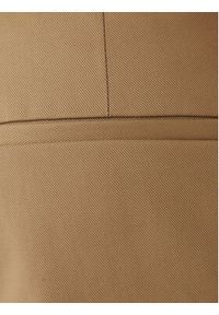 BOSS Spodnie materiałowe 50556704 Khaki Regular Fit. Kolor: brązowy. Materiał: bawełna #4