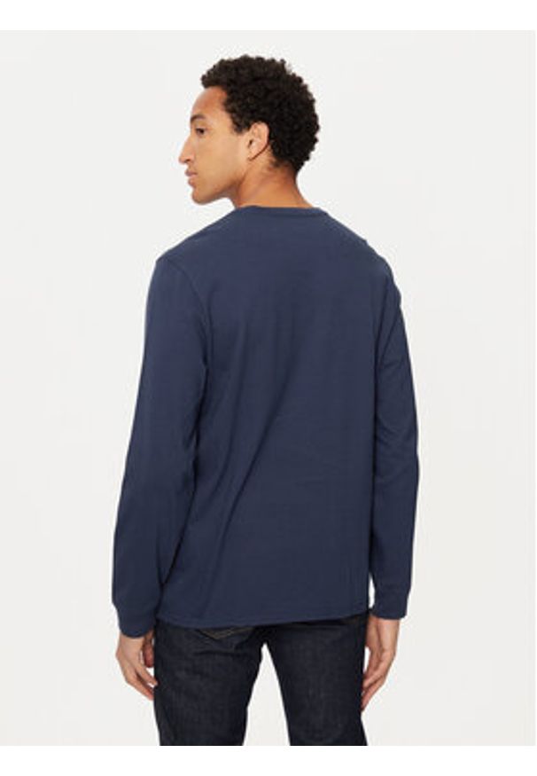 Levi's® Longsleeve Original Logo Tee 72848-0001 Granatowy Regular Fit. Kolor: niebieski. Materiał: bawełna. Długość rękawa: długi rękaw
