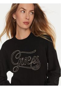 Guess Sweter Laura W4BR07 Z26I2 Czarny Regular Fit. Kolor: czarny. Materiał: wiskoza #3