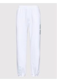 Togoshi Spodnie dresowe TG22-SPM010 Biały Oversize. Kolor: biały. Materiał: dresówka, wiskoza #2