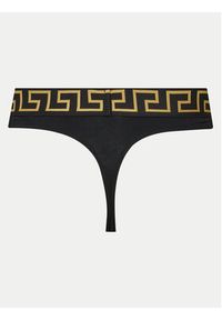 VERSACE - Versace Stringi AU100022 1A10011 Czarny. Kolor: czarny. Materiał: bawełna