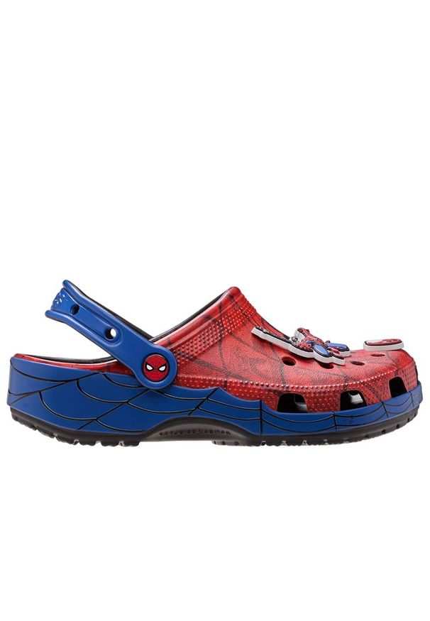 Klapki dziecięce Crocs Spider-Man Classic Clog 211409-90H - czerwone. Kolor: czerwony. Sezon: lato