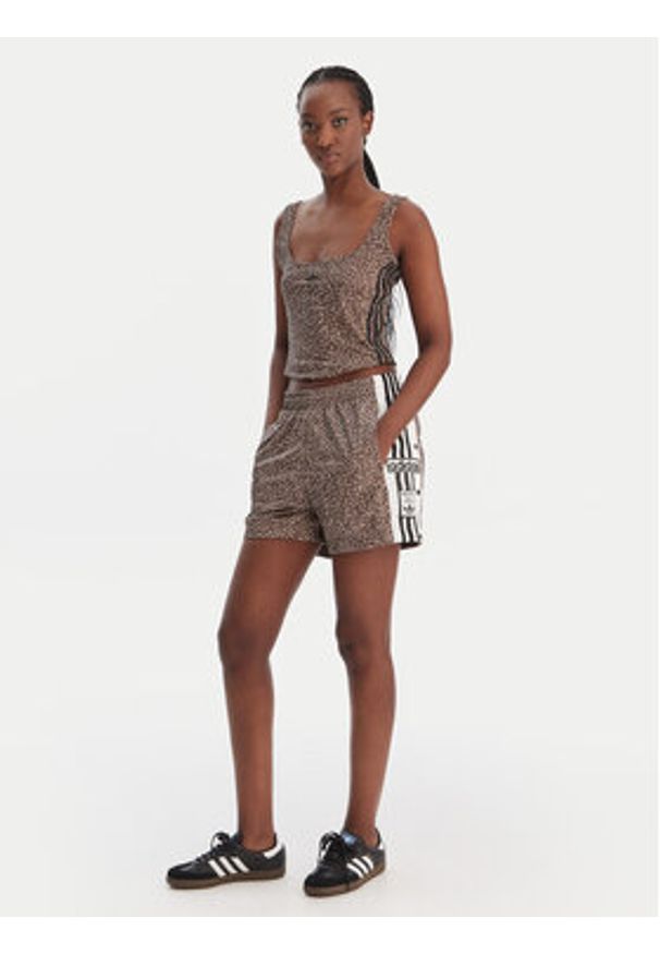 Adidas - adidas Szorty sportowe Adibreak KD8821 Beżowy Loose Fit. Kolor: beżowy. Materiał: syntetyk