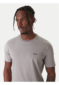 BOSS T-Shirt Tee 50506373 Szary Regular Fit. Kolor: szary. Materiał: bawełna #3