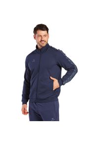 ERIMA - Kurtka dresowa Erima Essential Team. Kolor: szary, niebieski, wielokolorowy. Materiał: dresówka. Sport: piłka ręczna #1