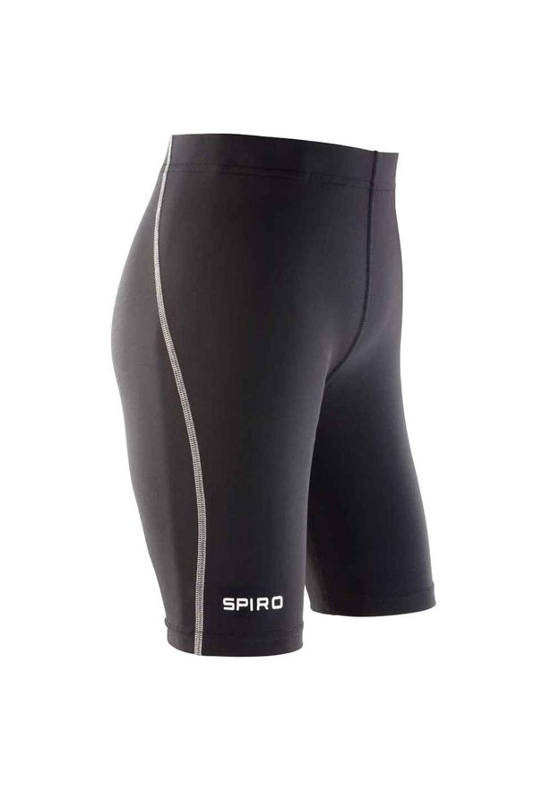SPIRO - Spodenki Dziecięce/niemowlęce. Kolor: czarny. Styl: sportowy. Sport: turystyka piesza