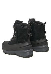 The North Face Śniegowce Chilkat Lace Wp NF0A5LW3KT01 Czarny. Kolor: czarny. Materiał: zamsz, skóra