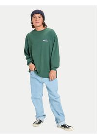 Quiksilver Longsleeve Hw Hollow Coves EQYZT08202 Zielony Comfort Fit. Kolor: zielony. Materiał: bawełna. Długość rękawa: długi rękaw #5