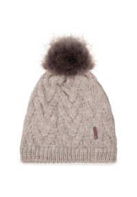 Buff - Czapka BUFF Knitted & Fleece Beanie Caryn. Kolor: szary, beżowy, wielokolorowy. Sezon: zima. Styl: sportowy #1