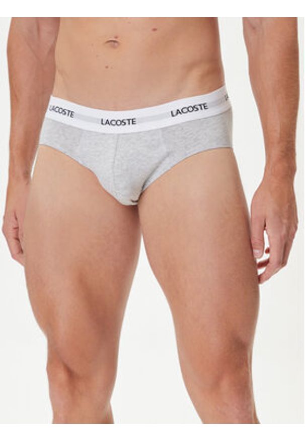 Lacoste Komplet slipów 8H5702 Kolorowy. Materiał: bawełna. Wzór: kolorowy