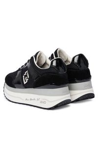 Liu Jo Sneakersy Maxi Wonder Plus 02 BA6019 PX805 Czarny. Kolor: czarny. Materiał: zamsz, skóra #4