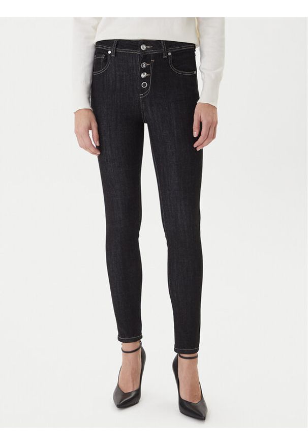 Gaudi Jeansy 521BD26005 Czarny Slim Fit. Kolor: czarny