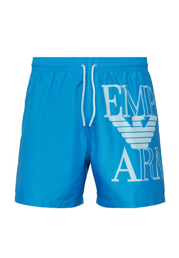 Emporio Armani Szorty kąpielowe EM000583 AF20434 UB025 Niebieski Regular Fit. Kolor: niebieski. Materiał: syntetyk
