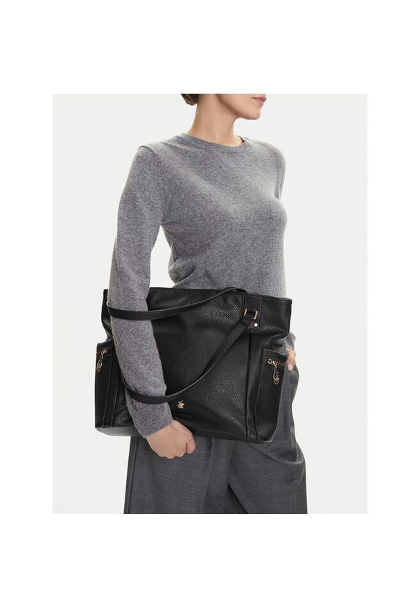 Torebka Beverly Hills Polo Club. Kolor: czarny