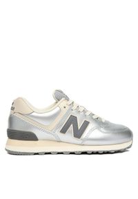 New Balance Sneakersy WL574MLG Srebrny. Kolor: srebrny. Materiał: skóra. Model: New Balance 574 #1