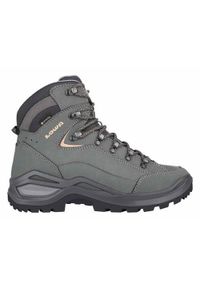 Buty trekkingowe damskie Lowa Renegade Evo Mid Gtx. Wysokość cholewki: za kostkę. Kolor: szary. Materiał: skóra. Szerokość cholewki: normalna