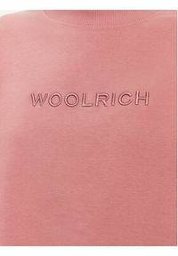 Woolrich Bluza Logo CFWWSW0115FRUT3164 Różowy Relaxed Fit. Kolor: różowy. Materiał: bawełna