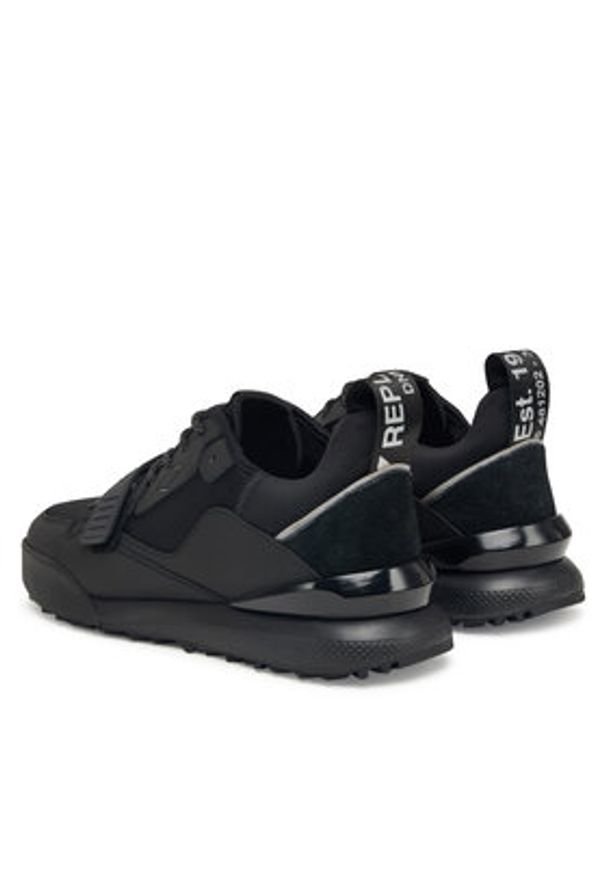 Replay - REPLAY Sneakersy Field M 2.0 GMS8L .000.C0019L Czarny. Kolor: czarny. Materiał: skóra