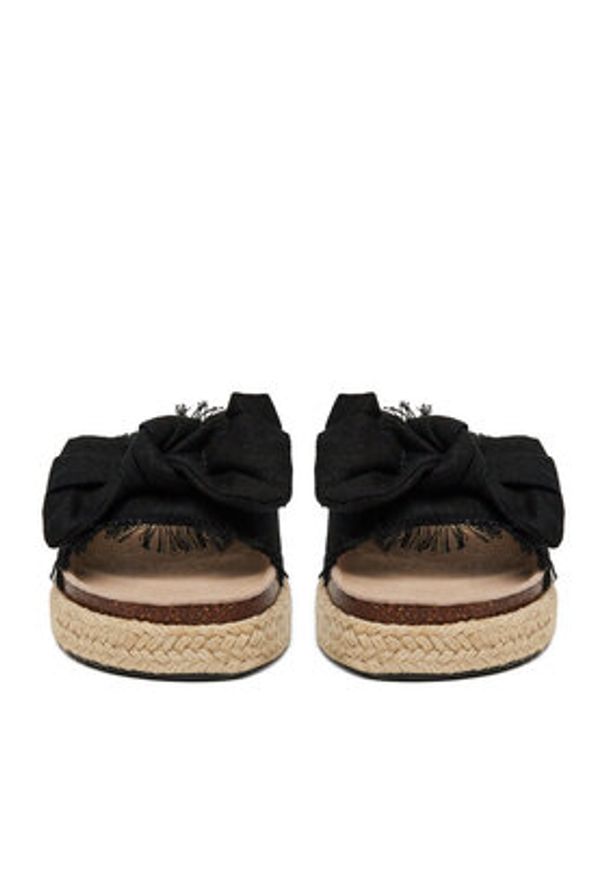 DeeZee Espadryle 92529 Czarny. Kolor: czarny. Materiał: materiał