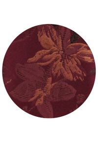 Męski Krawat - Bordowy w Kwiaty - Alties. Kolor: czerwony. Materiał: tkanina. Wzór: kwiaty. Styl: elegancki, wizytowy #3