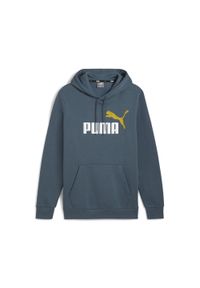 Puma - Męska bluza sportowa z kapturem PUMA Essentials+. Typ kołnierza: kaptur. Kolor: szary