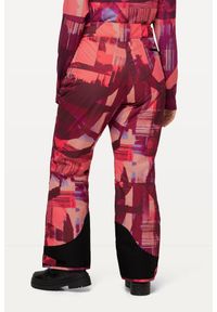 ULLA POPKEN - Damskie Spodnie narciarskie wodoodporne rzep osłona przeciwśnieżna. Kolekcja: plus size. Kolor: fioletowy. Materiał: poliester, materiał. Sezon: zima. Sport: narciarstwo #2