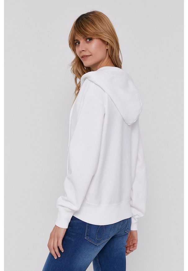 Polo Ralph Lauren - Bluza. Okazja: na co dzień. Typ kołnierza: polo. Kolor: biały. Materiał: dzianina. Styl: casual