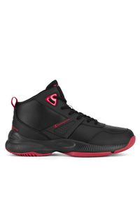 Champion Sneakersy ACADEMY MID CUT SHOE S22399-KK001 Czarny. Kolor: czarny. Materiał: materiał
