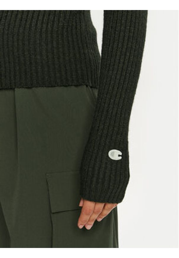 Champion Sweter 117495 Zielony Slim Fit. Kolor: zielony. Materiał: syntetyk